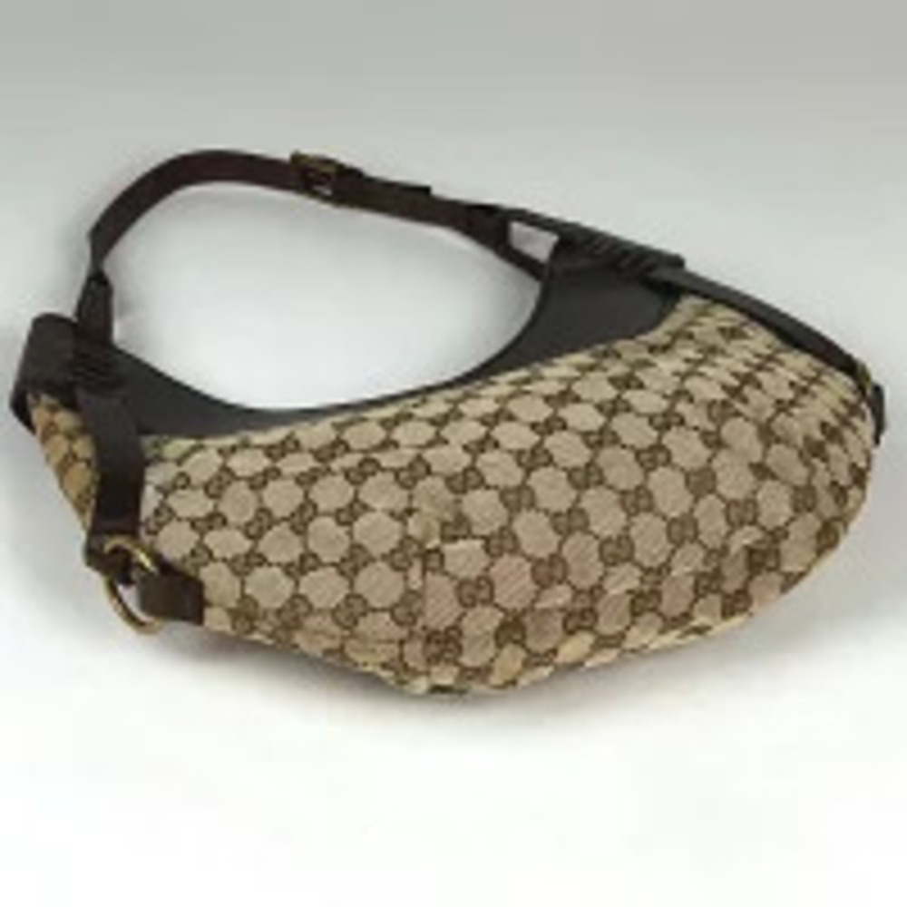 Gucci brown Hobo shoulder GG canvas bag